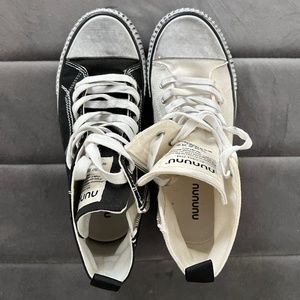 nununu nu mix high tops (boys) size 37-38 new